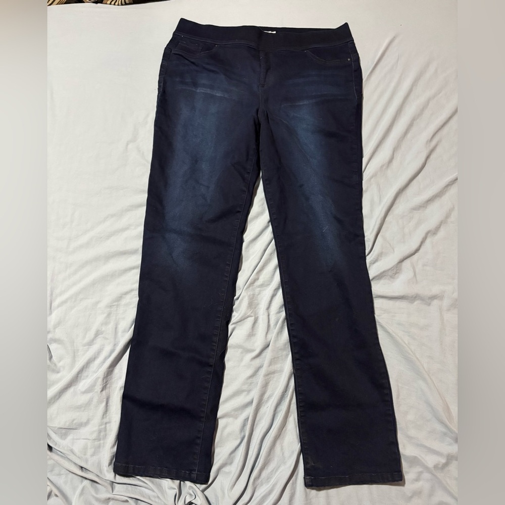 Ricki's Dark Blue Straight Leg Jeans size xl